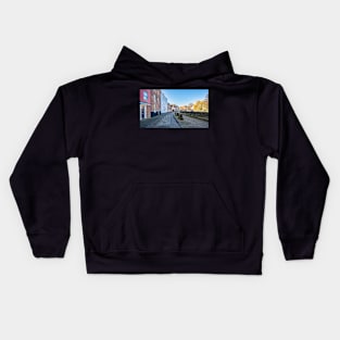 View up Quayside, Norwich Kids Hoodie